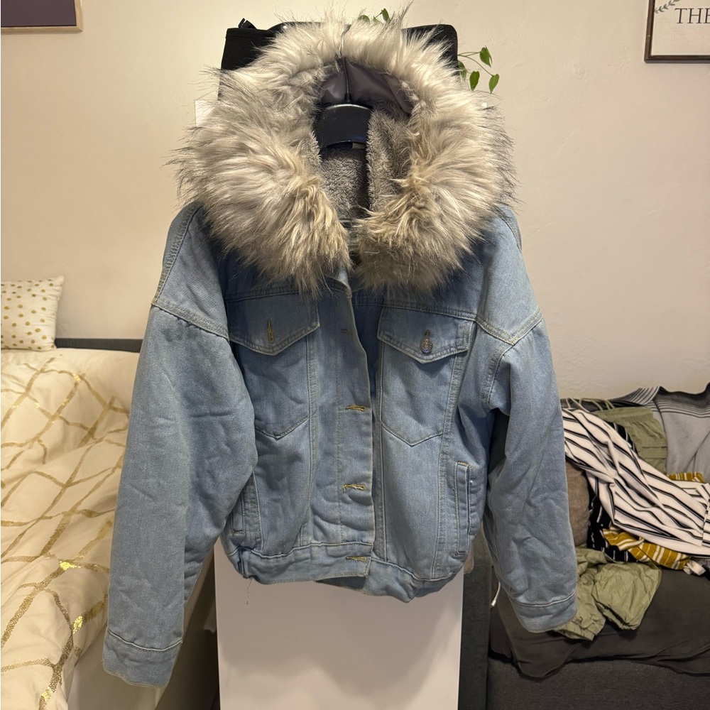 Jeans winter coat